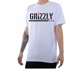Camiseta Grizzly Bear Hip Hop 100% Algodão Sk8 Branco (Masculina) - comprar online