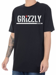 Camiseta Grizzly Bear Hip Hop 100% Algodão Sk8 Preto (Masculina) - comprar online