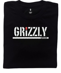 Camiseta Grizzly Bear Hip Hop 100% Algodão Sk8 Preto (Masculina) - loja online