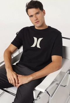 CAMISETA HURLEY ICON PRETA 100% Algodão
