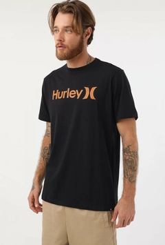 CAMISETA HURLEY O&O SOLID PRETA 100% Algodão