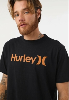 CAMISETA HURLEY O&O SOLID PRETA 100% Algodão - comprar online