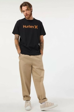 CAMISETA HURLEY O&O SOLID PRETA 100% Algodão na internet