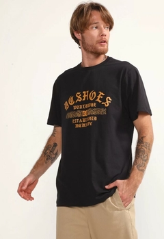 CAMISETA DC SHOES PASLAY GOT PRETA 100% Algodão