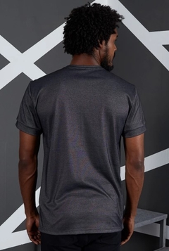 Camiseta Slim Noir La Mafia - C/Ziper - Urban Store - Moda Masculina, Roupas, Calçados e muito mais!