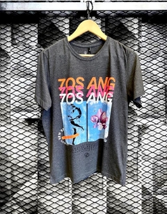 Camiseta Level's Jeans 70's Angeles - Cinza Mescla