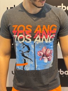 Camiseta Level's Jeans 70's Angeles - Cinza Mescla - comprar online