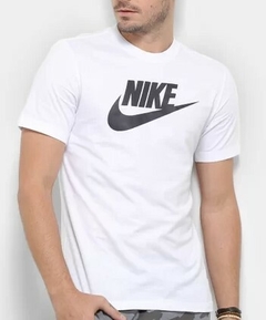 Camiseta Nike Icon Swoosh 100% Algodão Branca (Masculina)