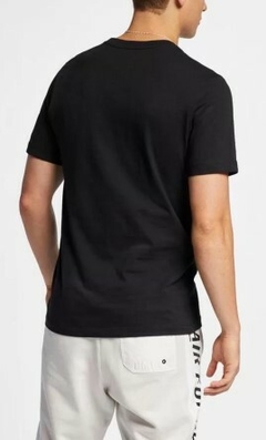 Camiseta Nike Icon Swoosh 100% Algodão Preto (Masculina) - comprar online