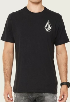 CAMISETA VOLCOM DEADLY STONE PRETA 100% Algodão - comprar online