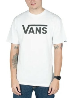 Camiseta Vans Classic Logo 100% Algodão Branca (Masculina) - comprar online