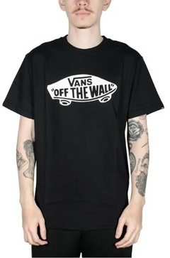 Camiseta Vans Off The Wall 100% Algodão Preta (Masculina)