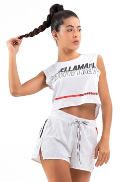 Cropped Essentials LaBellaMafia - Branco (Feminino) - comprar online