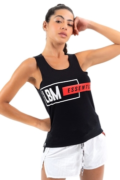 Blusa Regata Cavada Essentials LaBellaMafia - Preto (Feminino) - comprar online