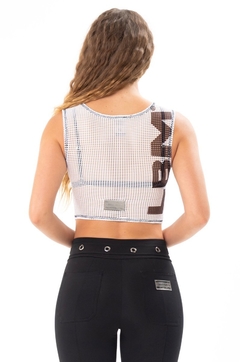 Cropped C/Top Toxic LaBellaMafia - Branco (Feminino) na internet