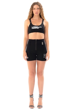 Shorts Toxic LaBellaMafia - Preto (Feminino) - loja online