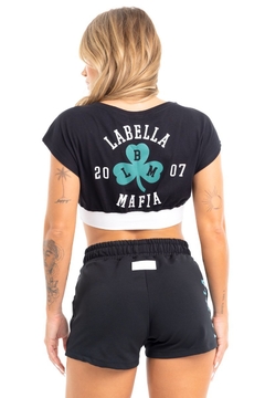 Cropped Celtic LaBellaMafia - Preto (Feminino) na internet