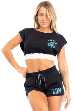 Cropped Celtic LaBellaMafia - Preto (Feminino)