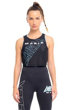 Blusa Regata Cavada Heaven LaBellaMafia - Preto (Feminino)
