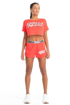 Imagem do Shorts Sweat LaBellaMafia - Vermelho (Feminino)