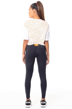 Calça Legging Fire Orange LaBellaMafia - Preto (Feminino) na internet