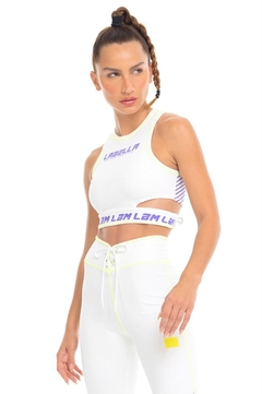 Top Allert White LaBellaMafia - Branco (Feminino) na internet