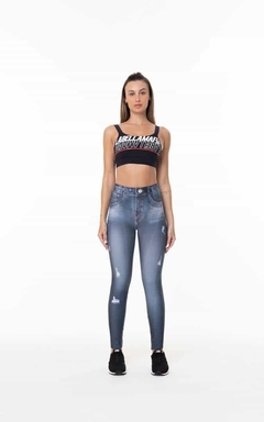 Calça Legging Jeans Full Print LaBellaMafia - Feminino