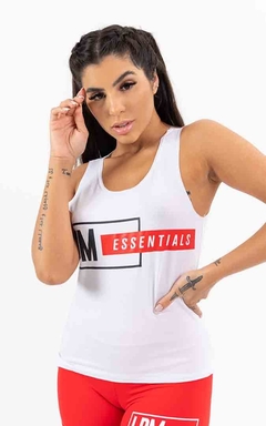 Blusa Regata Cavada Essentials LaBellaMafia - Branco (Feminino)