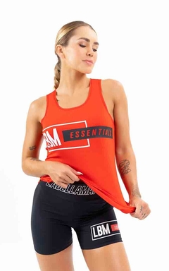 Blusa Regata Cavada Essentials LaBellaMafia - Vermelha (Feminino)