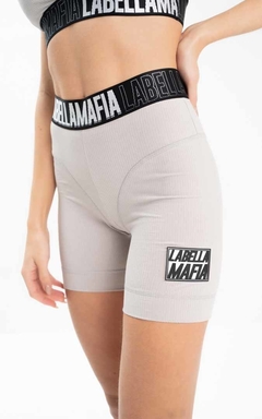 Conjunto Top e Shorts Double Match LaBellaMafia - Cinza (Feminino) na internet