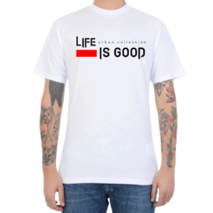 Camiseta Urban Co. Life is Good - Branco (Masculina)