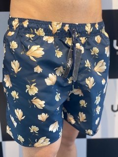 Shorts Moda Praia Level's Jeans - Black Floral - comprar online