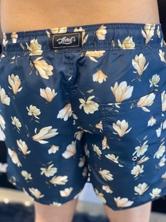 Shorts Moda Praia Level's Jeans - Black Floral na internet