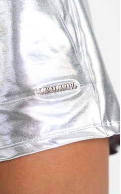 Shorts Blood Mary LaBellaMafia - Prata (Feminino) - loja online