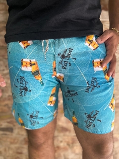 Shorts Moda Praia Estampas Bebidas - Red Label