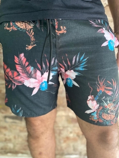 Shorts Moda Praia Reef - Floral Beach
