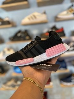 Tênis Adidas NMD R1 Preto C/Rosa (Feminino)