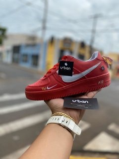 Tênis Nike Air Force 1 Low Utility Vermelho na internet