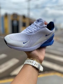 Tênis Nike Air Max 270 Branco C/Azul na internet