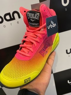 Botinha Everlast Ultimate Rosa C/Amarelo (Feminino) na internet