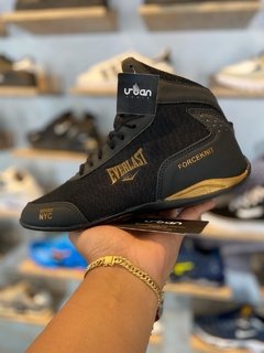 Botinha Everlast Ultimate Preto C/Dourado (Masculino)