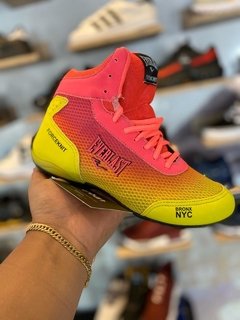 Botinha Everlast Ultimate Rosa C/Amarelo (Feminino)