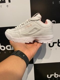 Tênis Fila Disruptor II Branco C/Rosa - comprar online