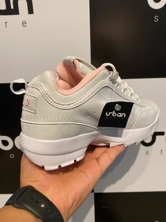 Tênis Fila Disruptor II Branco C/Rosa - Urban Store - Moda Masculina, Roupas, Calçados e muito mais!