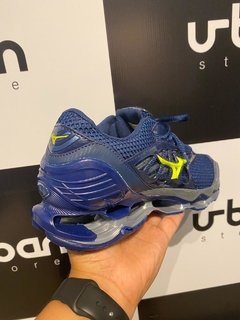 Imagem do Tênis Mizuno Prophecy 9 Azul Marinho C/Verde (Masculino)