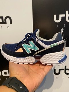 Tênis New Balance 574 v2 Azul Marinho C/Rosê (Feminino) - Urban Store - Moda Masculina, Roupas, Calçados e muito mais!