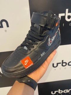 Tênis Nike Air Force 1 Mid Just do It Preto - comprar online