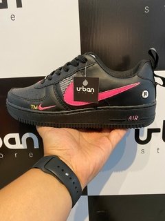 Tênis Nike Air Force 1 Low Utility Preto C/Rosa (Feminino) - comprar online