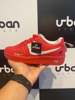 Tênis Nike Air Force 1 Low Utility Vermelho - loja online