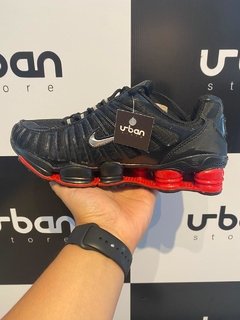Tênis Nike Shox 12 Molas Preto C/Vermelho (Masculino) - comprar online
